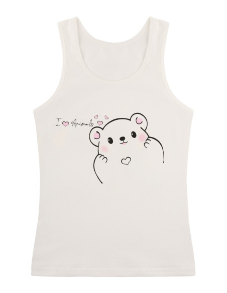 Donella 4971PB196 Assorted 10-Pack Girls' Tank Top — Turkey wholesale collection
