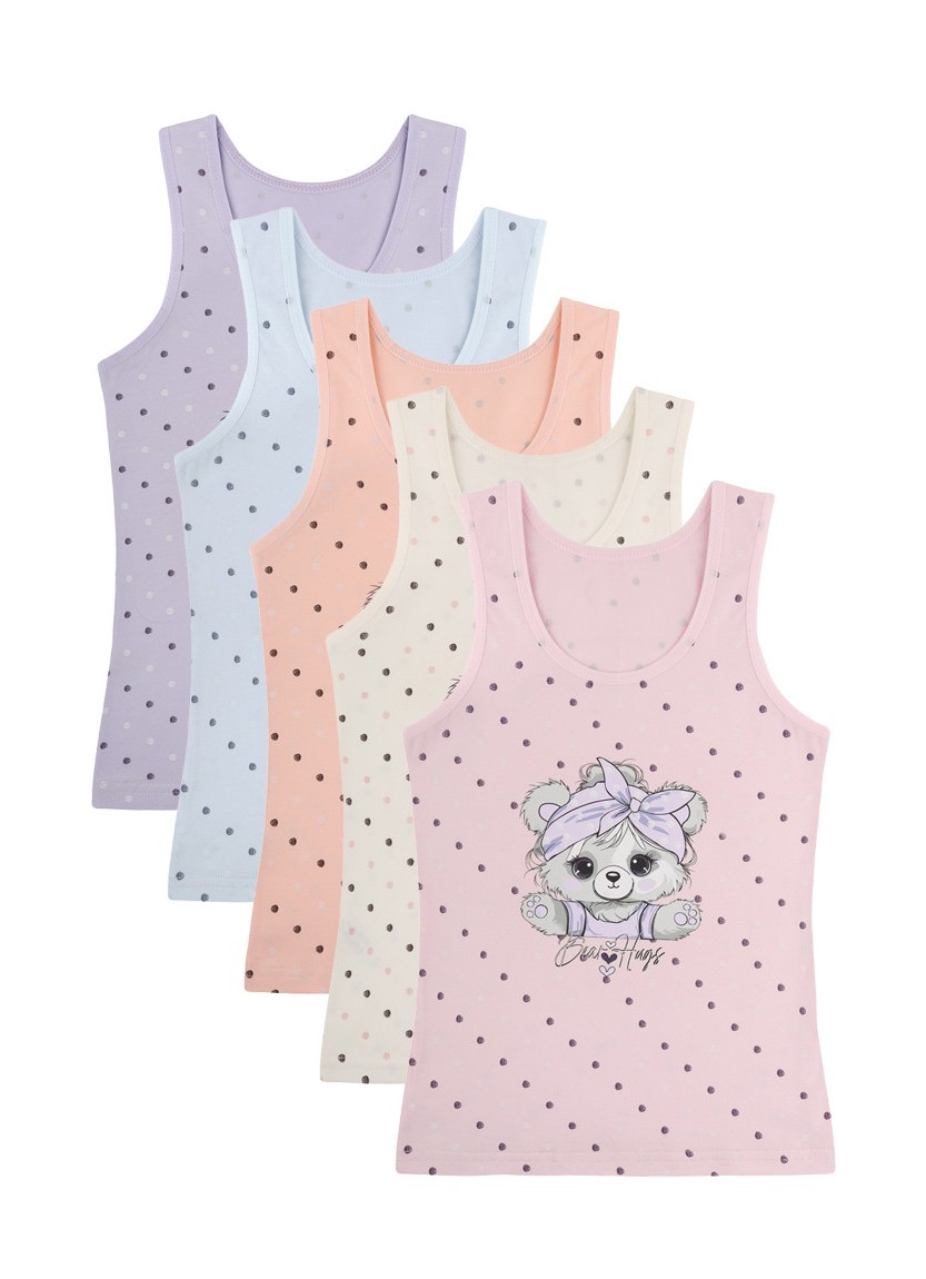 Donella 4981B39 Assorted 10-Pack Girls' Tank Top — Turkey wholesale collection