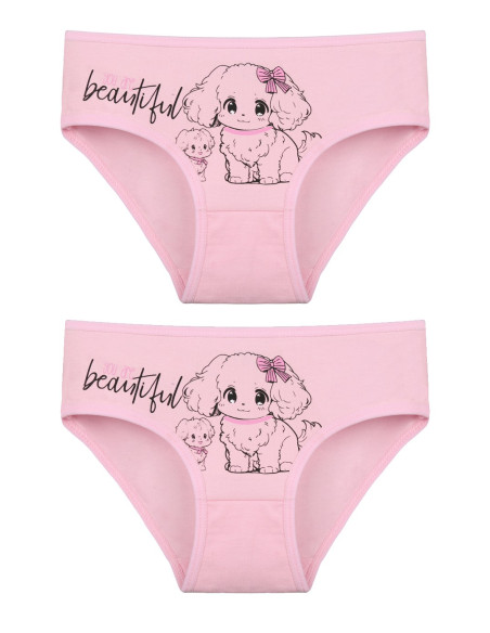Donella 4171PB154 Assorted 10-Pack Girls' Briefs — Turkish factory wholesale