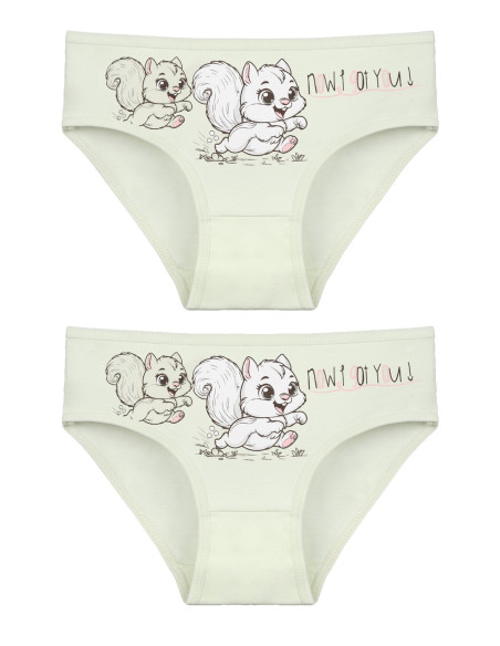 Donella 4171PB156 Assorted 10-Pack Girls' Briefs — Turkish factory wholesale