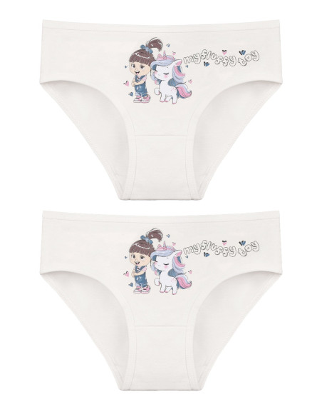 Donella 4171PB165 Assorted 10-Pack Girls' Briefs — wholesale from Turkey