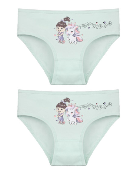 Donella 4171PB165 Assorted 10-Pack Girls' Briefs — factory-direct from Turkey