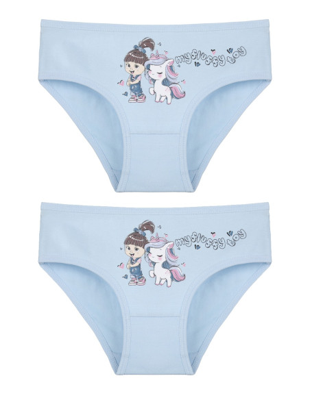 Donella 4171PB165 Assorted 10-Pack Girls' Briefs — direct Turkish factory supply