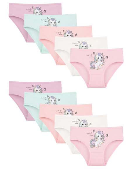 Donella 4171PB170 Assorted 10-Pack Girls' Briefs — Istanbul wholesale supplier