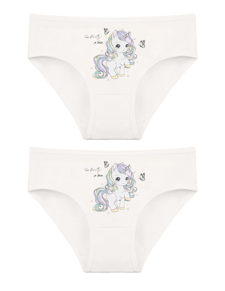 Donella 4171PB170 Assorted 10-Pack Girls' Briefs — Turkish factory wholesale