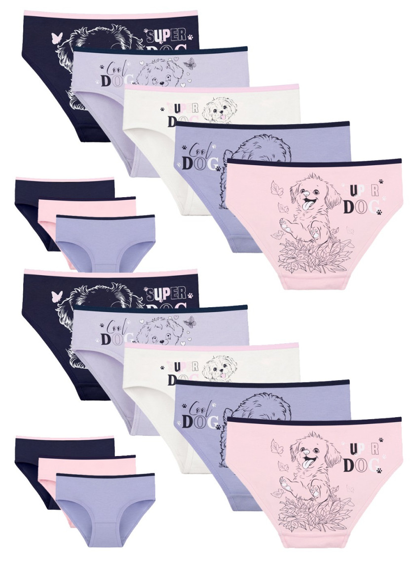 Donella 4171PB178 Assorted 10-Pack Girls' Briefs — wholesale from Turkey