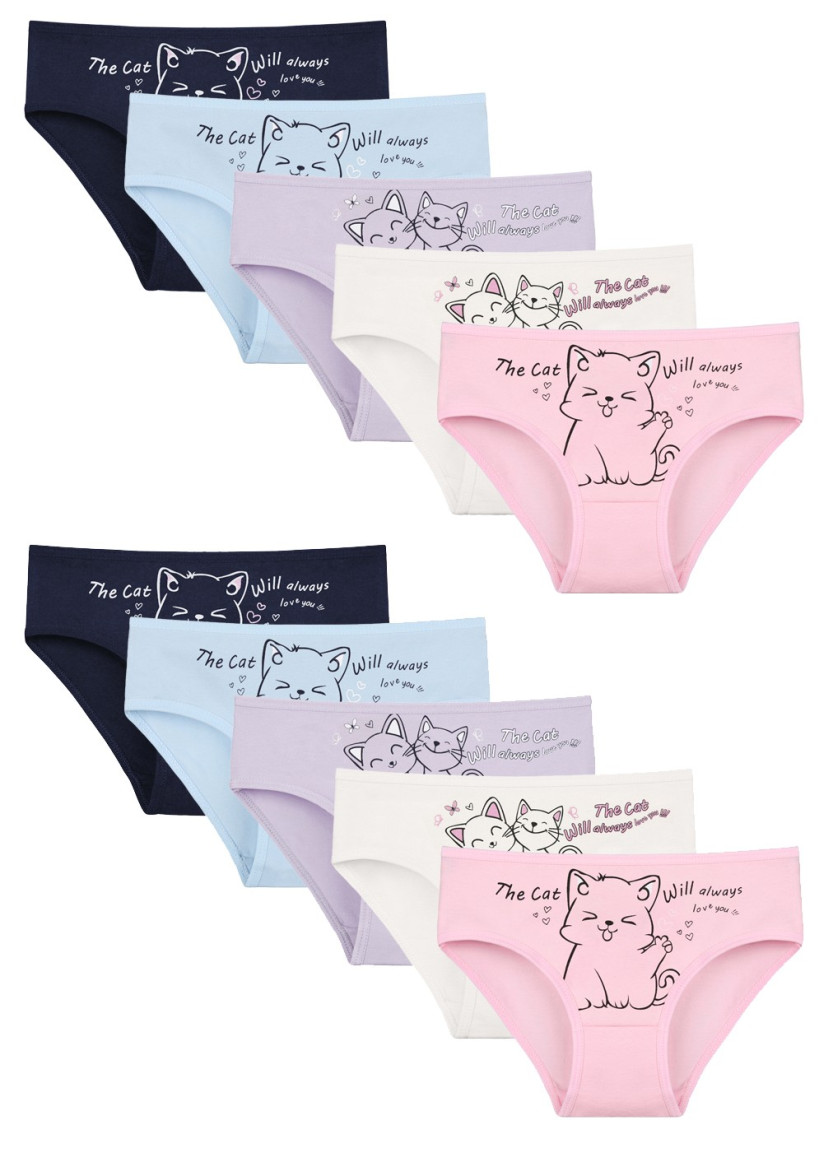 Donella 4171PB186 Assorted 10-Pack Girls' Briefs — Istanbul wholesale supplier