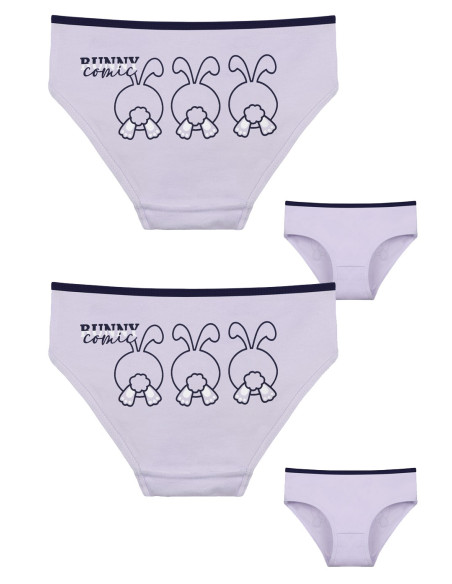 Donella 4171PB189 Assorted 10-Pack Girls' Briefs — Turkish factory wholesale