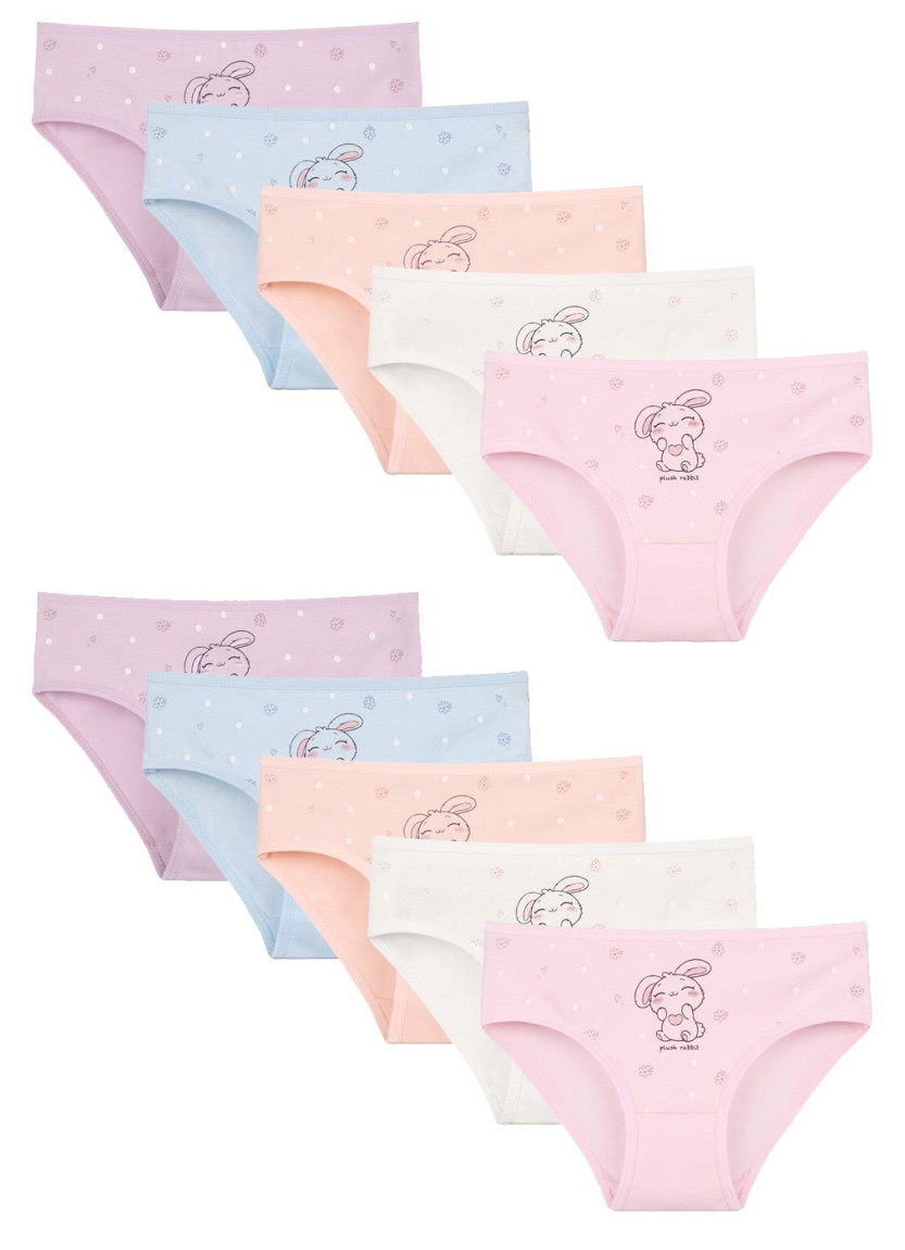 Donella 4171PB228 Assorted 10-Pack Girls' Briefs — wholesale for boutiques