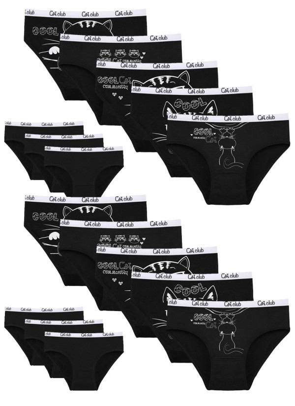 Donella 4171SB6 Assorted 10-Pack Girls' Briefs — Istanbul wholesale supplier