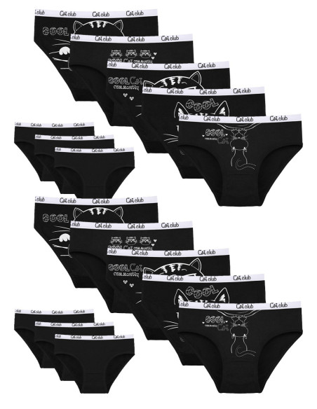 Donella 4171SB6 Assorted 10-Pack Girls' Briefs — Istanbul wholesale supplier