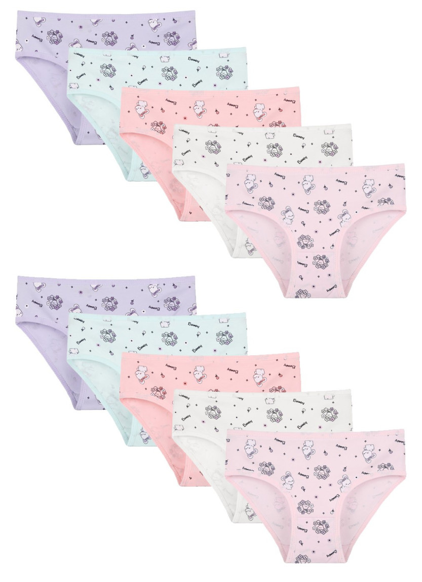 Donella 418120 Assorted 10-Pack Girls' Briefs — factory-direct from Turkey