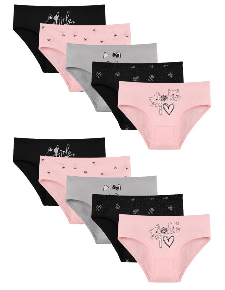 Donella 4181B49 Assorted 10-Pack Girls' Briefs — Istanbul wholesale supplier