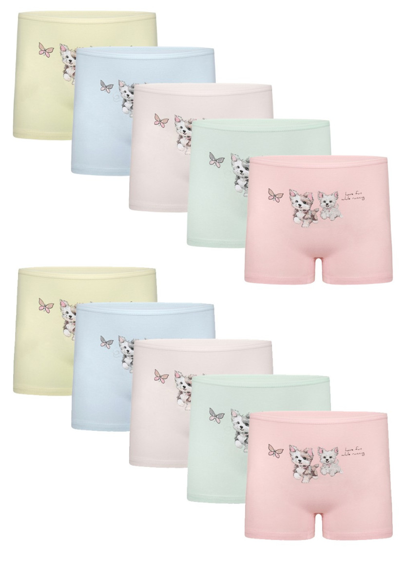 Donella 4271PB181 Assorted 10-Pack Girls' Briefs — factory-direct from Turkey
