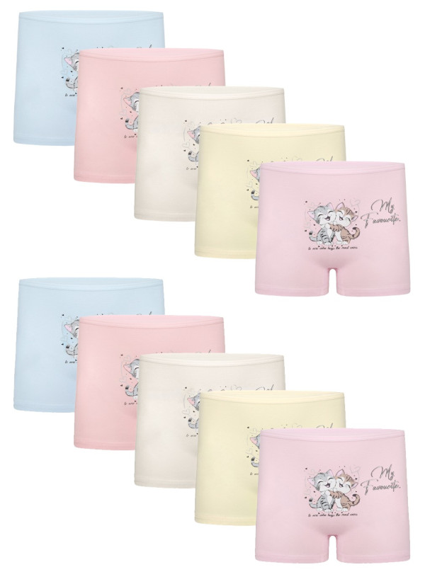 Donella 4271PB188 Assorted 10-Pack Girls' Briefs — wholesale from Turkey