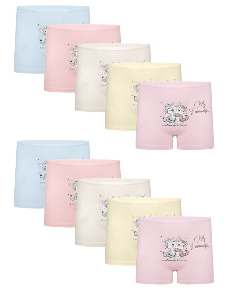 Donella 4271PB188 Assorted 10-Pack Girls' Briefs — wholesale from Turkey