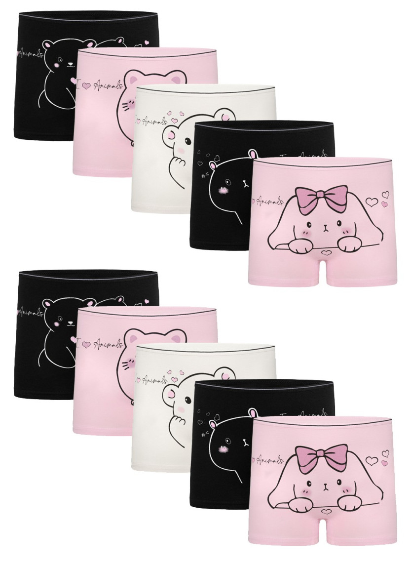 Donella 4271PB196 Assorted 10-Pack Girls' Briefs — direct Turkish factory supply