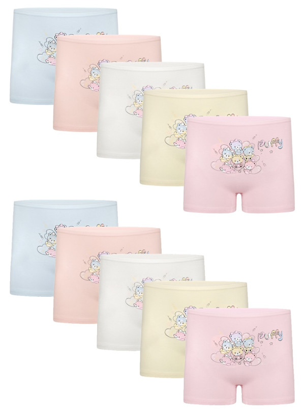 Donella 4271PB220 Assorted 10-Pack Girls' Briefs — Turkish textile wholesale