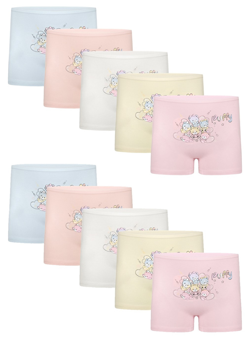 Donella 4271PB220 Assorted 10-Pack Girls' Briefs — Turkish textile wholesale