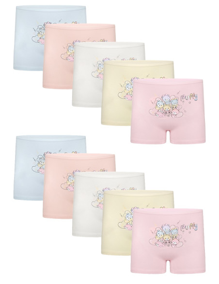 Donella 4271PB220 Assorted 10-Pack Girls' Briefs — Turkish textile wholesale