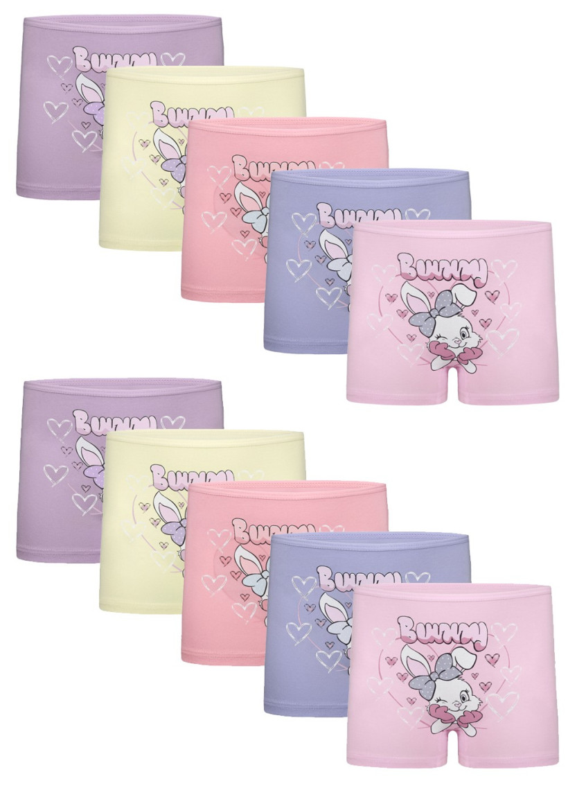 Donella 4271PB233 Assorted 10-Pack Girls' Briefs — factory-direct from Turkey