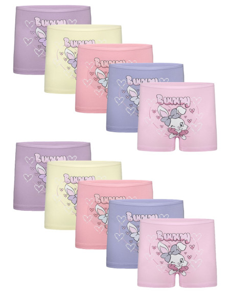 Donella 4271PB233 Assorted 10-Pack Girls' Briefs — factory-direct from Turkey