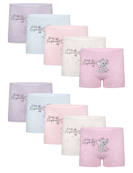 Donella 4281B36 Assorted 10-Pack Girls' Briefs — wholesale from Turkey