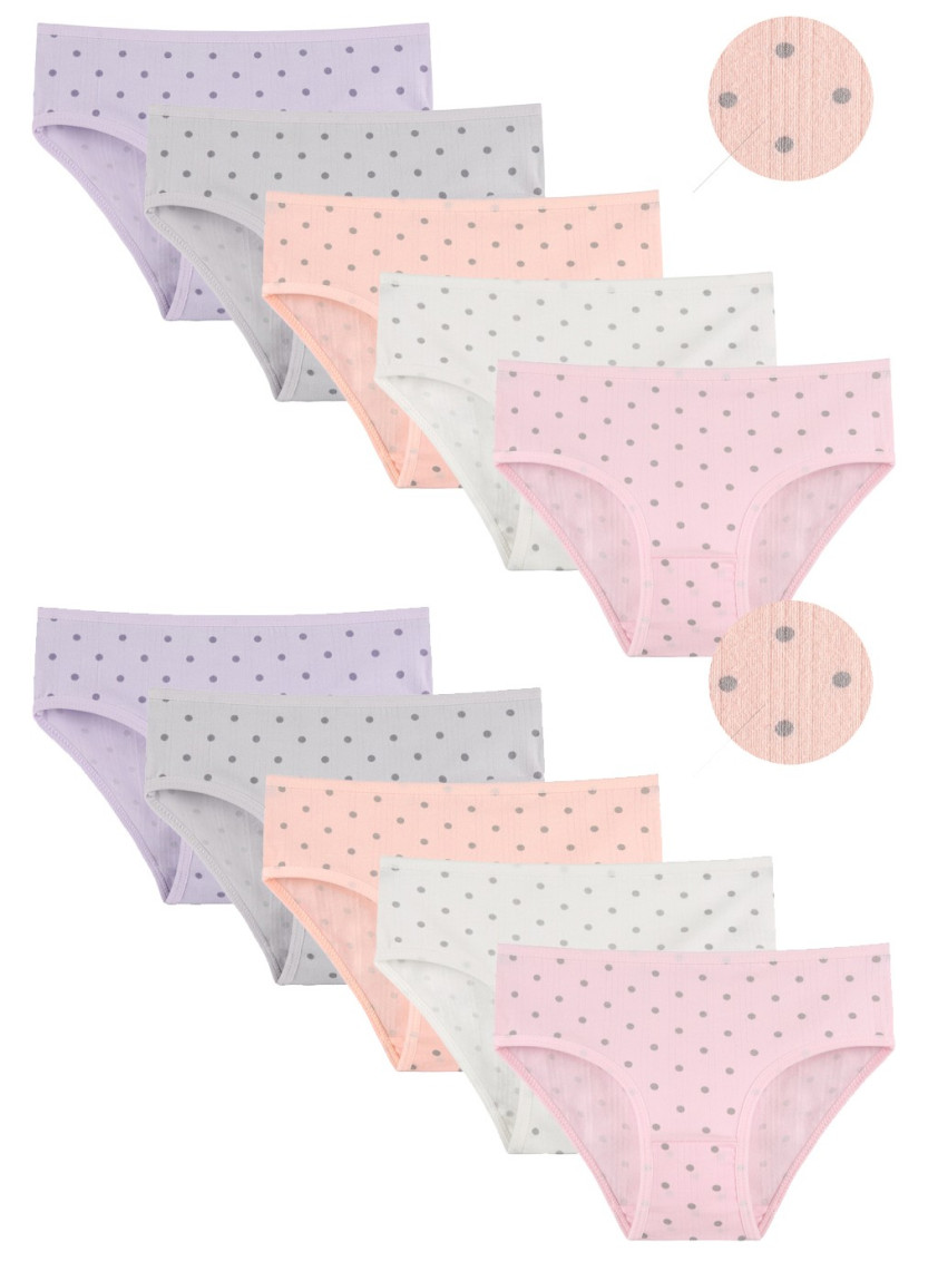 Donella 412701 Assorted 10-Pack Girls' Briefs — Istanbul wholesale supplier