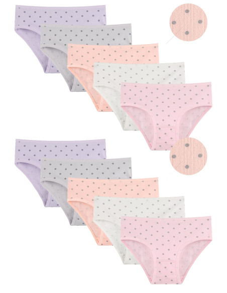 Donella 412701 Assorted 10-Pack Girls' Briefs — Istanbul wholesale supplier