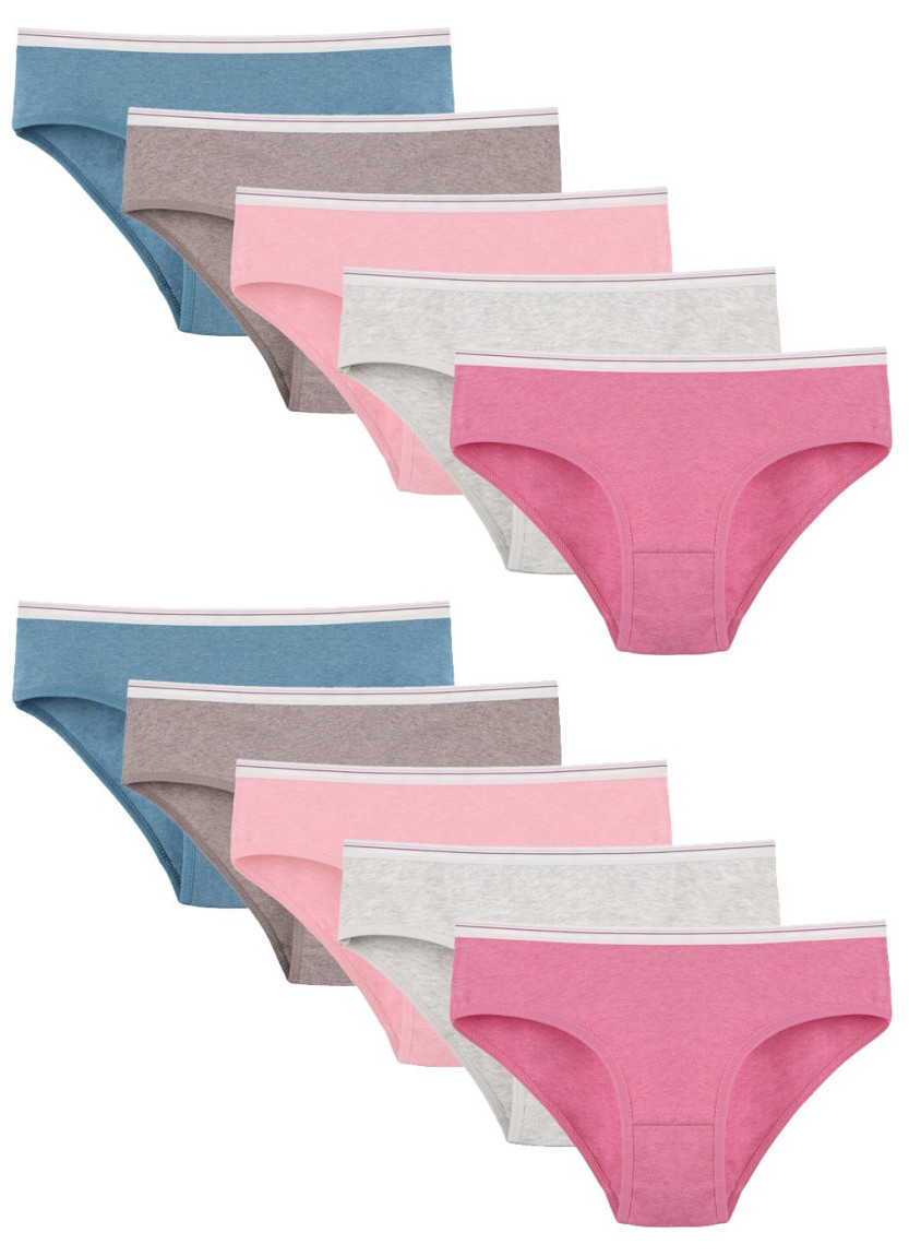 Donella 5124D4 Assorted 10-Pack Girls' Briefs — wholesale from Turkey