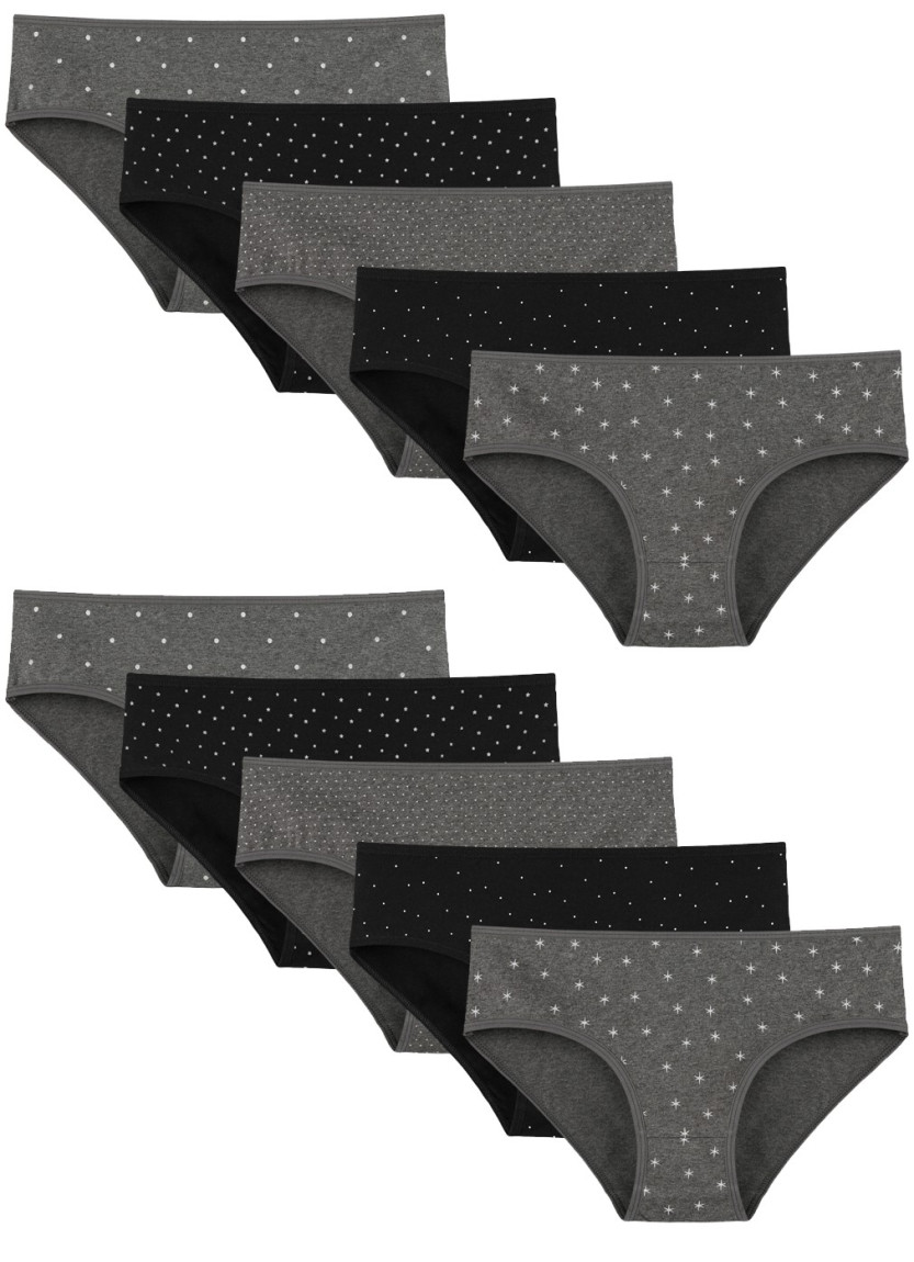 Donella 318147 Assorted 10-Pack Women's Briefs — wholesale from Turkey