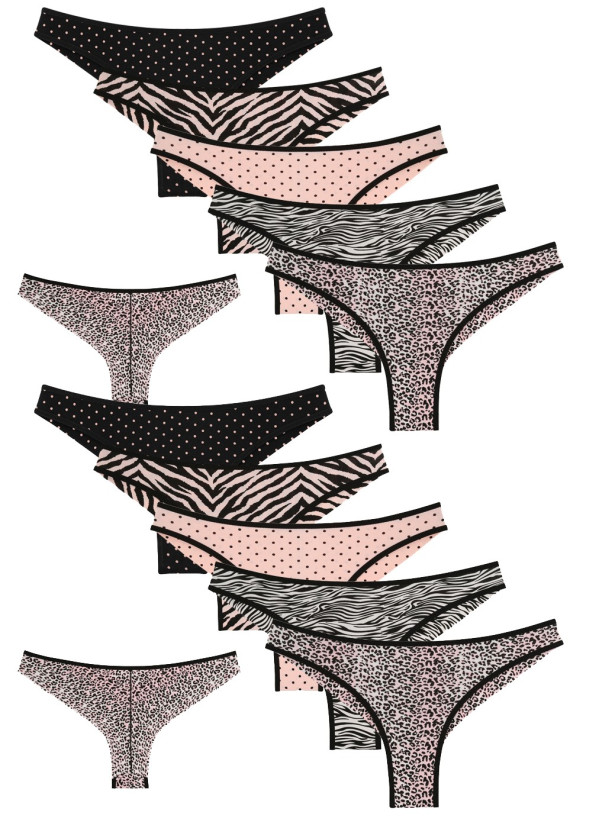 Donella 408145 Assorted 10-Pack Women's Briefs — direct Turkish factory supply