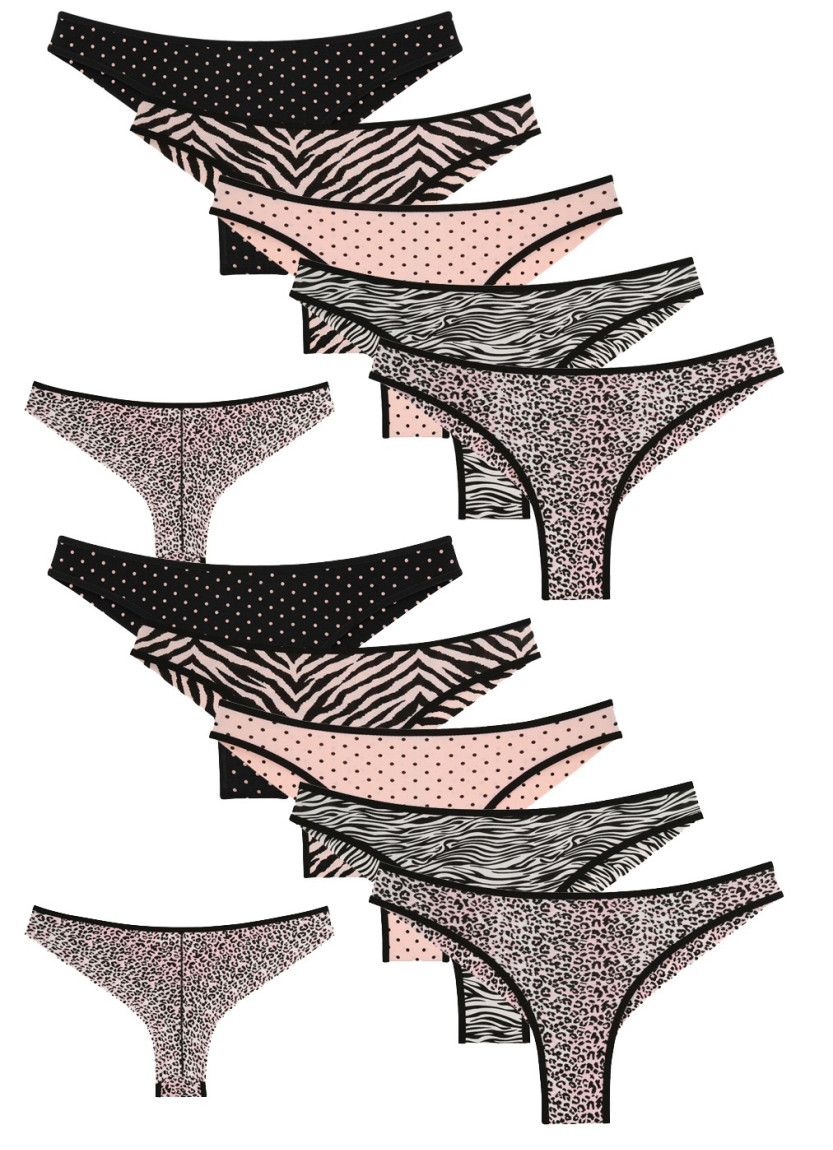 Donella 408145 Assorted 10-Pack Women's Briefs — direct Turkish factory supply