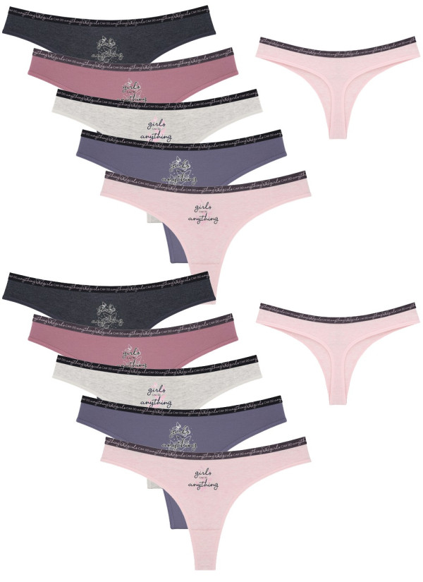 Donella 2471PB157 Assorted 10-Pack Women's Briefs — Turkish textile wholesale