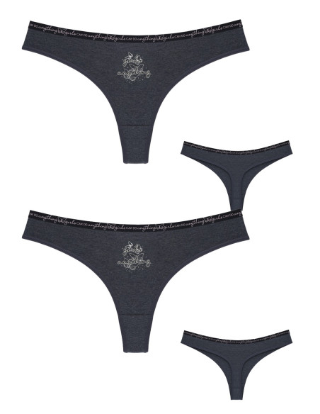 Donella 2471PB157 Assorted 10-Pack Women's Briefs — direct Turkish factory supply
