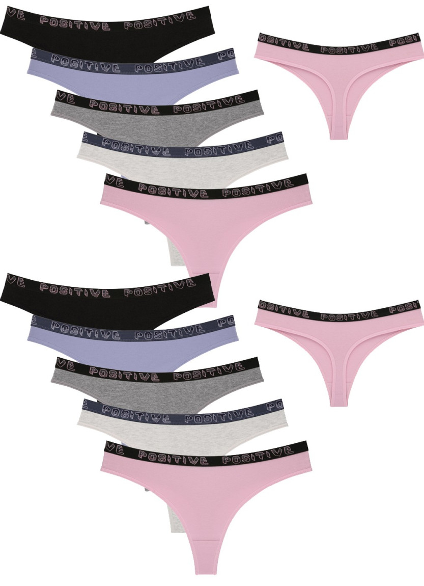 Donella 2471PD15 Assorted 10-Pack Women's Briefs — Istanbul wholesale supplier
