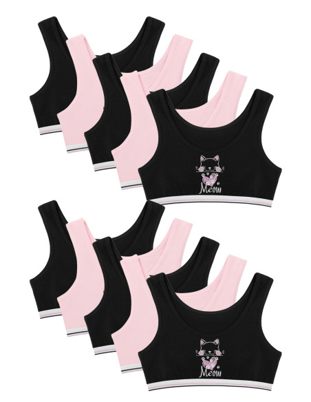 Donella 4571PB232 Assorted 10-Pack Bra — factory-direct from Turkey