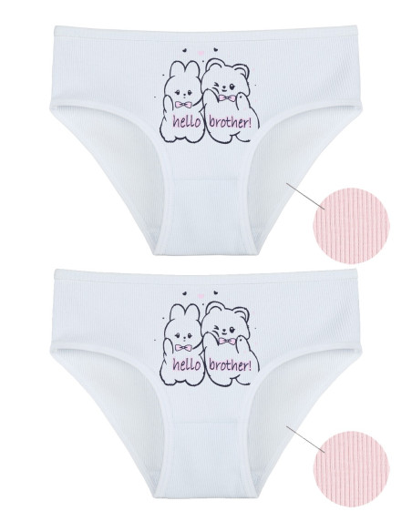 Donella 4132PB1 Assorted 10-Pack Girls' Briefs — Turkish factory wholesale