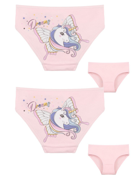 Donella 4171PB137 Assorted 10-Pack Girls' Briefs — Turkish factory wholesale