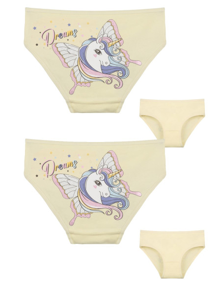 Donella 4171PB137 Assorted 10-Pack Girls' Briefs — Turkey wholesale collection