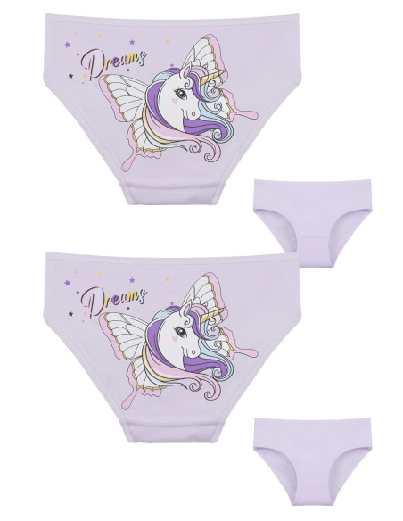 Donella 4171PB137 Assorted 10-Pack Girls' Briefs — Turkish factory wholesale