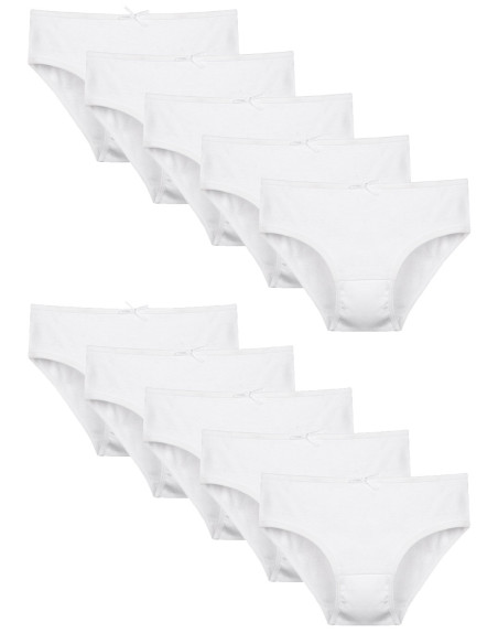 Donella 4171D6 10-Pack Girls' Briefs — wholesale from Turkey