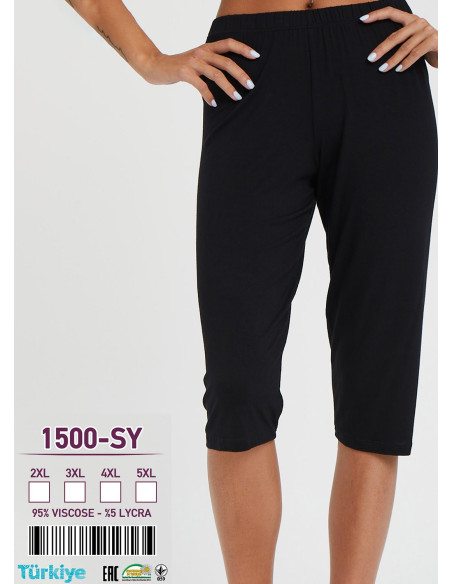 Капри Женские (2XL+3XL+4XL+5XL) Caroline 1500-SY — фабричная коллекция оптом