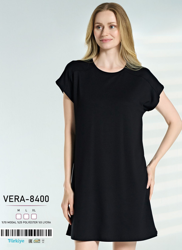 Caroline VERA-8400 Modal Tunic (M+L+XL) — Turkish textile wholesale