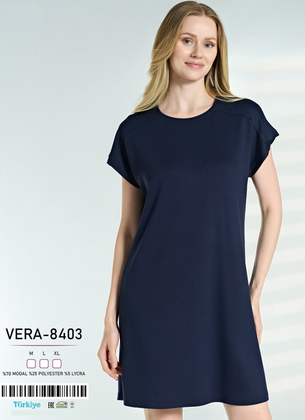 Caroline VERA-8403 Modal Tunic (M+L+XL) — factory-direct from Turkey