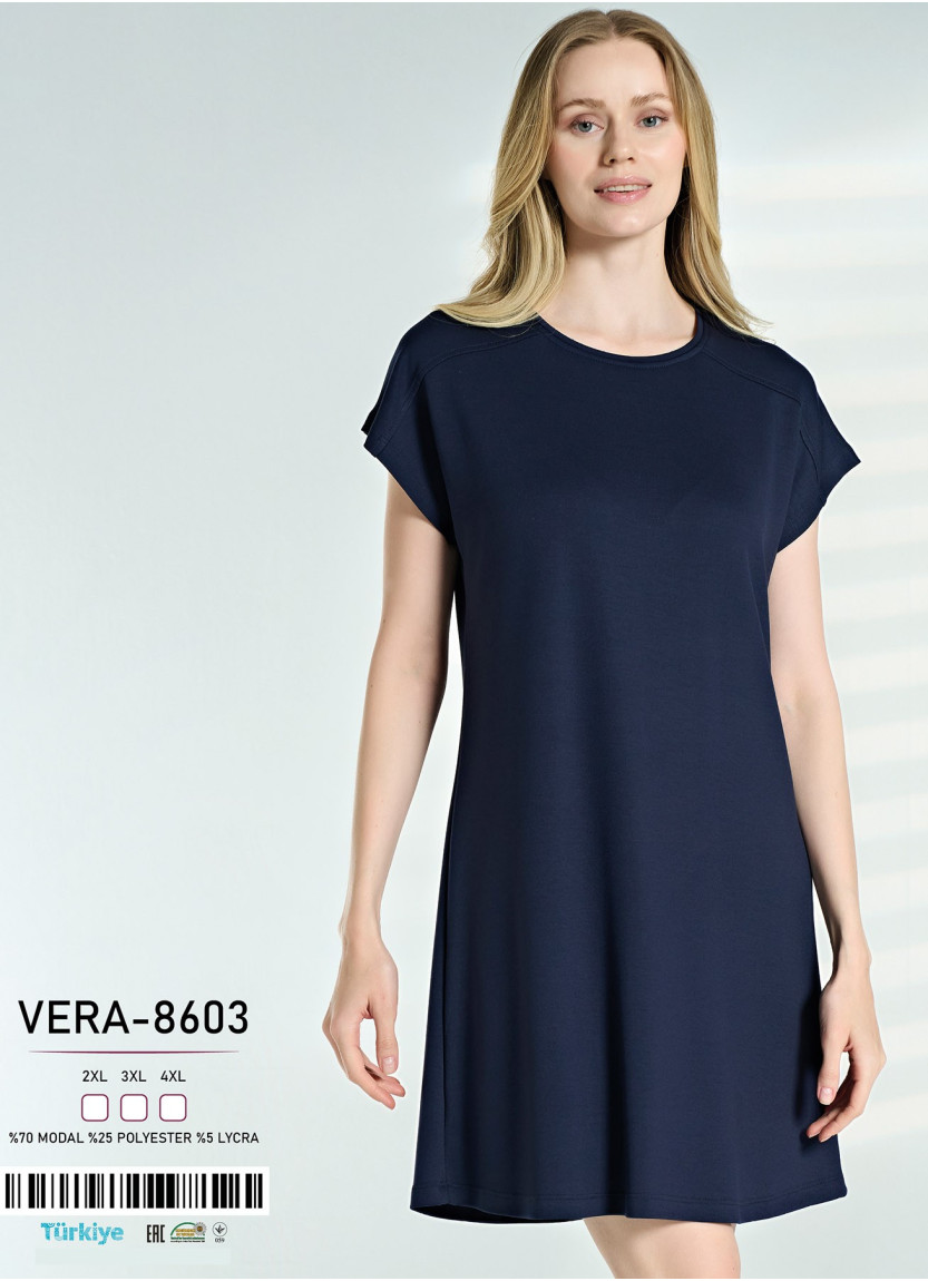 Caroline VERA-8603 Modal Tunic (2XL+3XL+4XL) — factory-direct from Turkey