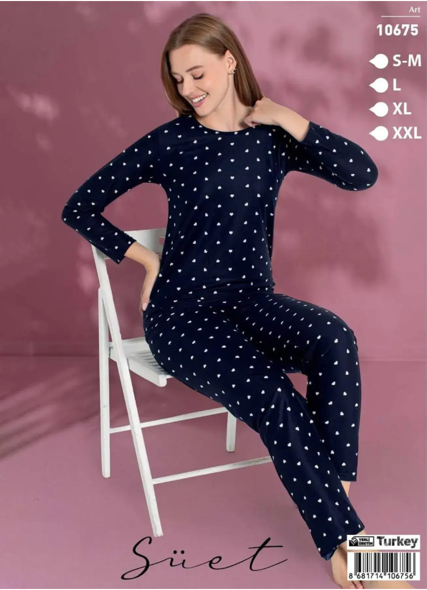 Комплект с Брюками SÜET Замшевая Ткань (S/M+L+XL+XXL) LE' MARIES LEMARIES SÜET 10675 — прямые поставки из Турции