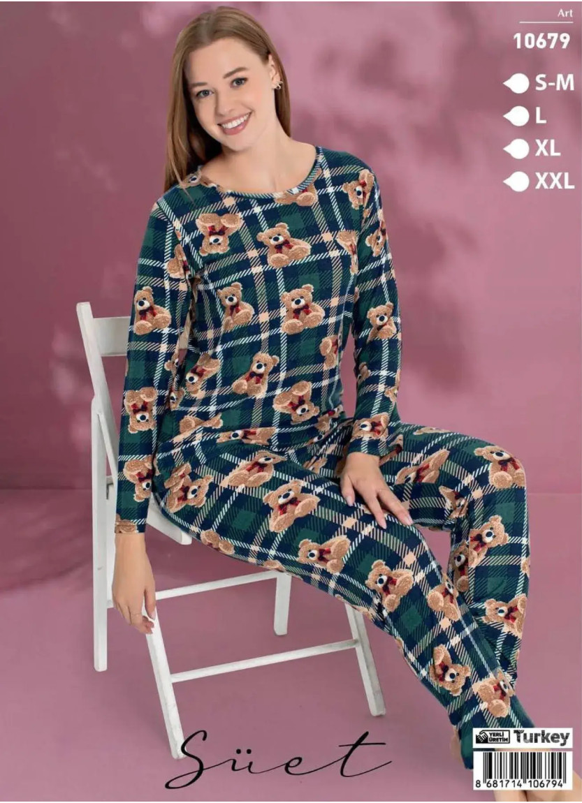 Комплект с Брюками SÜET Замшевая Ткань (S/M+L+XL+XXL) LE' MARIES LEMARIES SÜET 10679 — прямые поставки из Турции