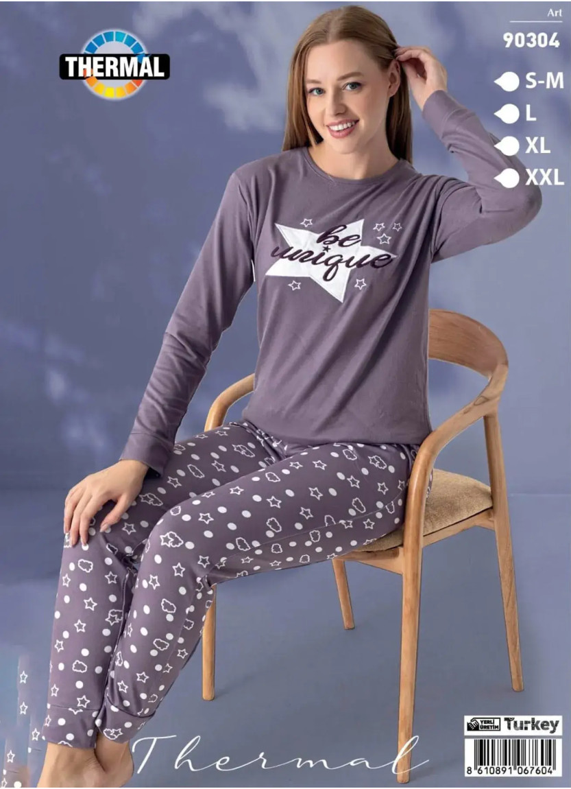 LEMARIES TRM 90304 Thermal Women's Pajama Set (S/M+L+XL+XXL) — factory-direct from Turkey