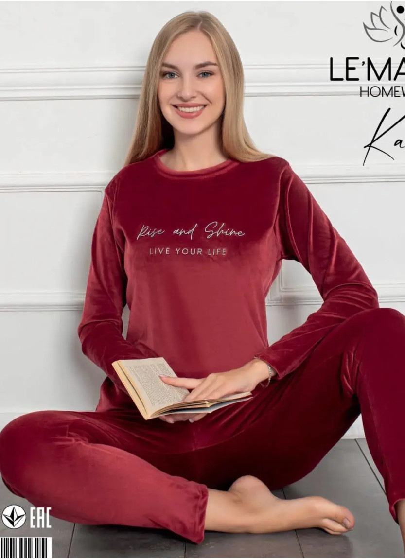 LEMARIES Kdf 30162 Velour Pants Homewear Set (S/M+L+XL+XXL) — factory-direct from Turkey